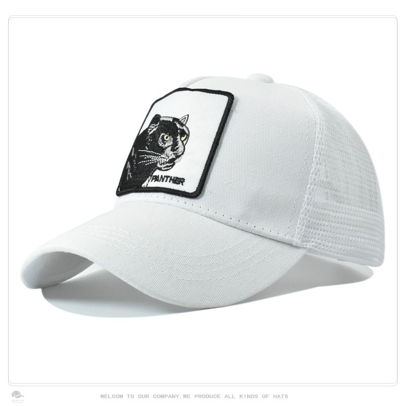 Hommes et femmes icônes animales mode tendance hommes casquette protection solaire extérieure ombre maille chapeau_voghion.com