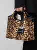 Dame Bucket Bag Vintage Leopard Print Hottie Style Tote Bucket Bag Ruskind Flannel Mother-Shoulder Crossbody Taske_voghion.com