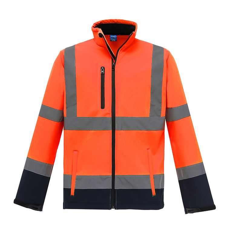 Cross Border In Stock, Winter Warm Composite Fleece Jacket, Waterproond Cold Warning Reflective Jacket_voghion.com