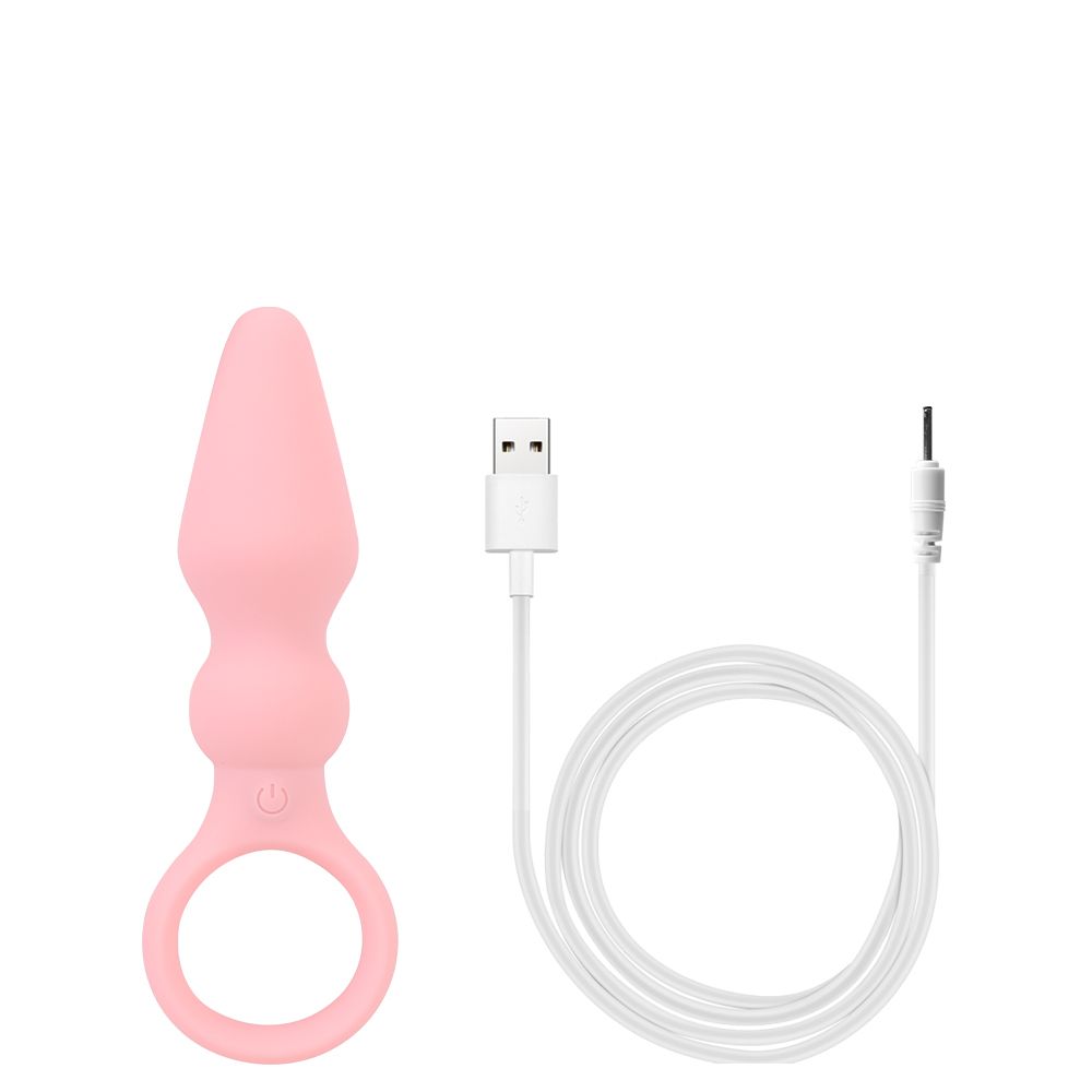 Stimolatore della prostata a 10 frequenze, plug anale per uomo, massaggiatore anale, anello di trazione, perline anali, vibratore impermeabile_voghion.com