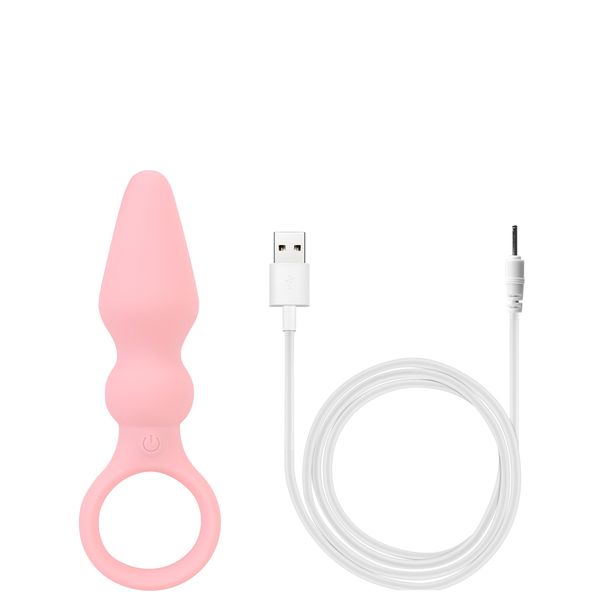 Stimolatore della prostata a 10 frequenze, plug anale per uomo, massaggiatore anale, anello di trazione, perline anali, vibratore impermeabile_voghion.com