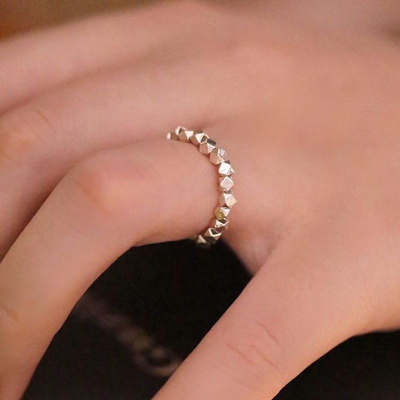 Lavarsi le mani senza rimuovere l'argento rotto 2022 Nuovi anelli di coppia Design di nicchia Luce Lusso Squisito Moda Personalità_voghion.com