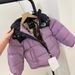 "Unisex kinderjack met fleecevoering en capuchon - warme pufferjas met nylon buitenkant voor jongens en meisjes (zwart/bordeauxrood/groen/paars)"_voghion.com