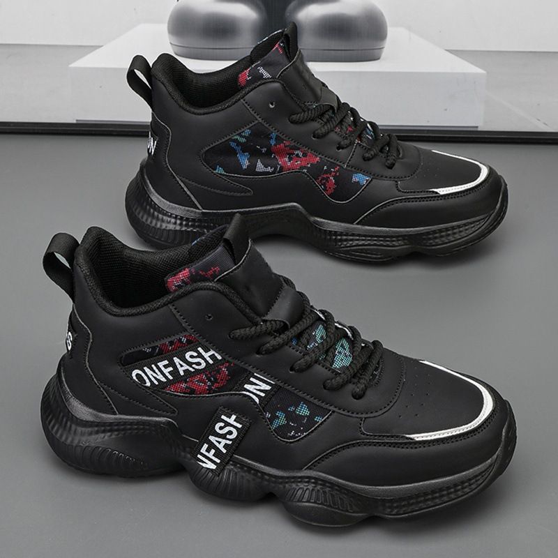 Warme Herren-Winterschuhe aus Samt, Sneaker mit drehbarem Knopfverschluss für Jugendliche, wasserdichte und rutschfeste Reiseschuhe, Laufschuhe mit weicher Sohle_voghion.com