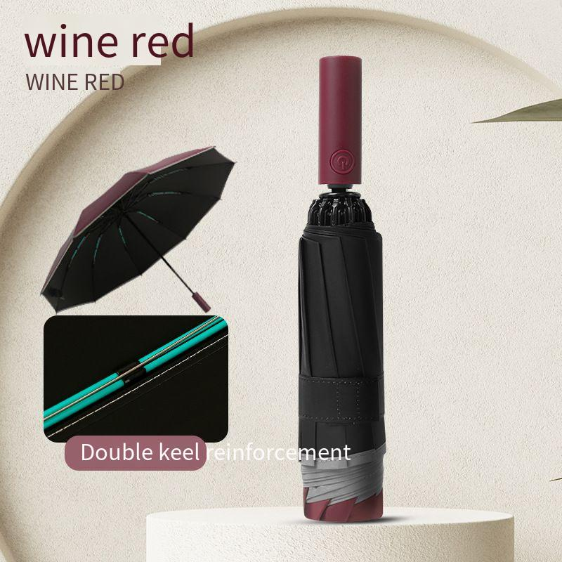 Parasole per auto completamente automatico, anti-pioggia e anti-bagnato, di grandi dimensioni, resistente al vento, pubblicità aziendale_voghion.com