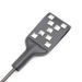 BDSM Leather Paddle With Metal Studs - X-Shaped PU Spanking Paddle For Adults, Sensual Massage & Stage Performance_voghion.com
