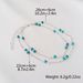 Summer Turquoise Beach Vacation Style Double Layer Women's Anklet_voghion.com
