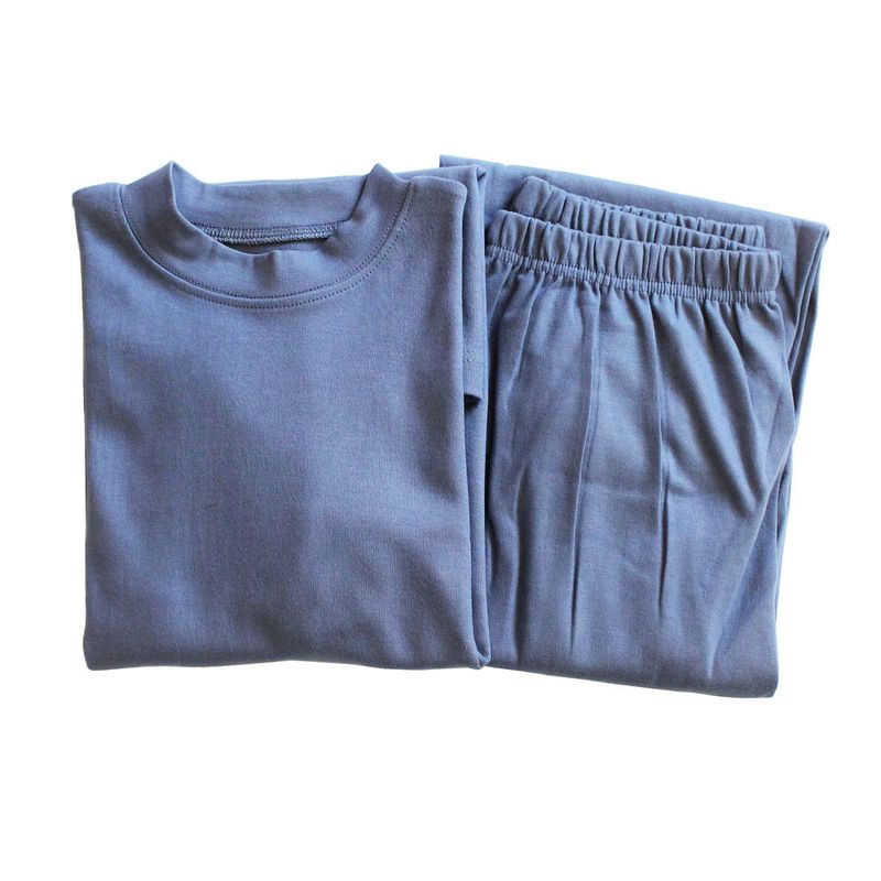 Ensemble de sous-vêtements thermiques en pur coton pour homme - Couche de base douce et respirante pour temps froid - Options confortables à col bas et à col roulé_voghion.com