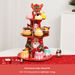 Festive 3-Tier Paper Cake Stand – Halloween & Christmas Themed Dessert Display For Parties, Home Decor_voghion.com