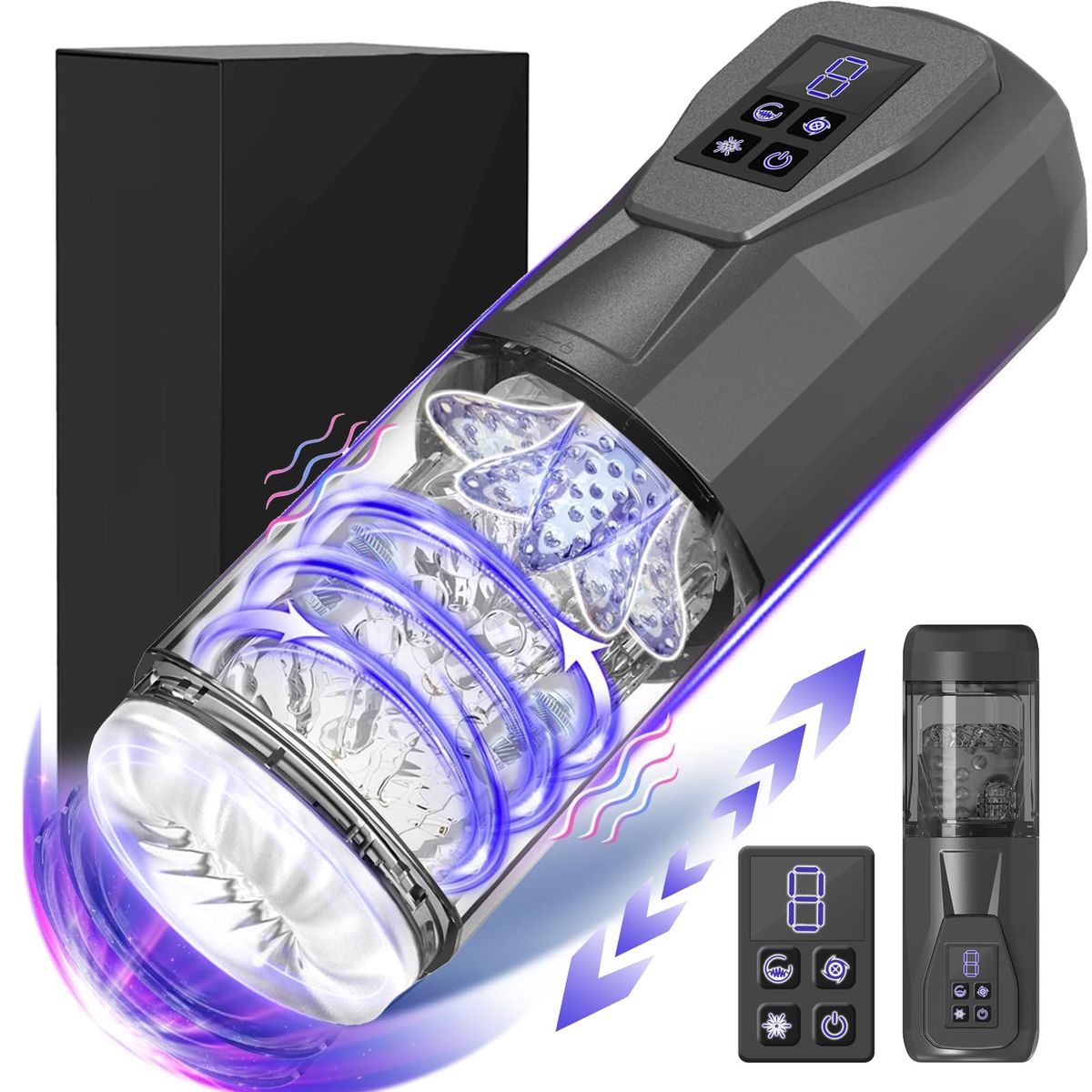 Schermo vibrante rotante a frizione TD 3 in 1, 7 modalità_voghion.com