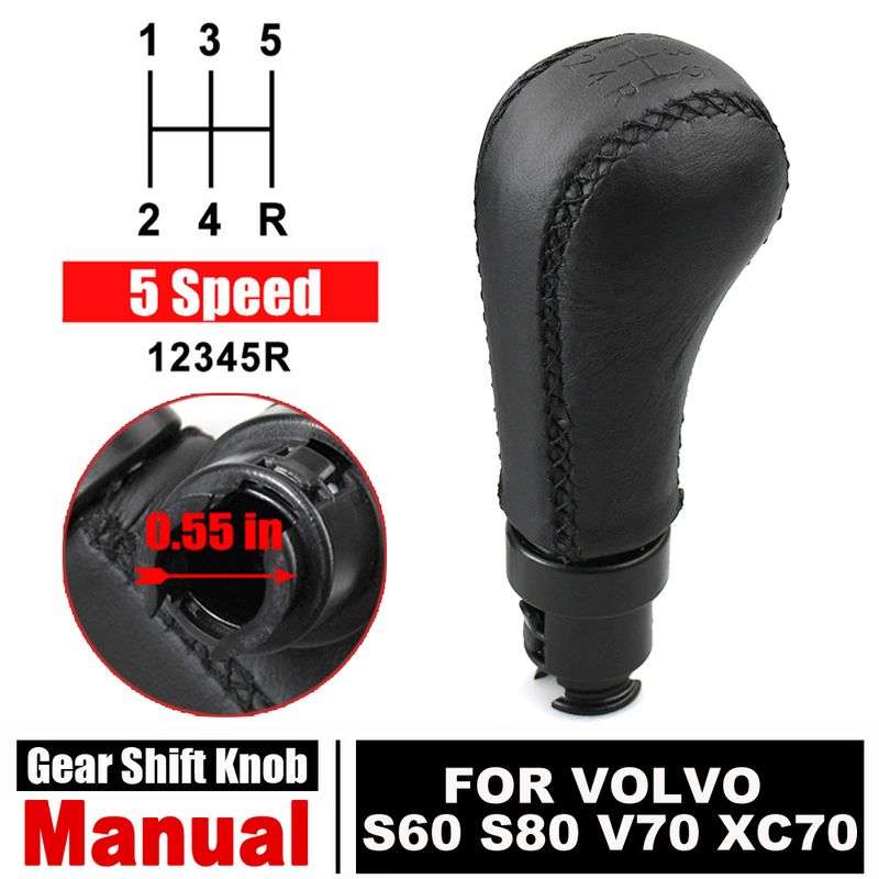 MT 5/6 viteze schimbător de viteze buton schimbător manetă cap handball pentru Voo S60 S80 V70 XC70 II 2004-2006 2007 2008 2009 mașina_voghion.com