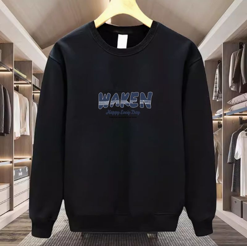 Felpa con cappuccio in cotone con scollo rotondo, con cappuccio morbido e alla moda, abbigliamento maschile per autunno e inverno, marchio alla moda, cartone animato fresco e versatile_voghion.com