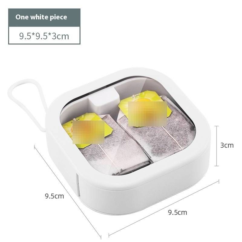 Clear ABS Desktop Organizer Box – Dustproof Storage For Stationery, Cosmetics & Small Items (9.5x9.5x3cm, Modern Minimalist Style)​_voghion.com