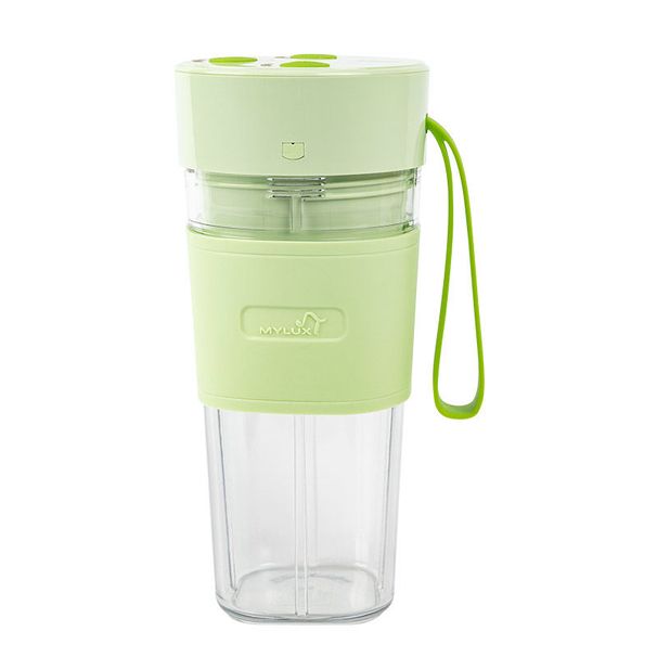 Le Shi Ji Wu Portable Juicer Food-Grade Plastic Small Rechargeable Juice Maker_voghion.com
