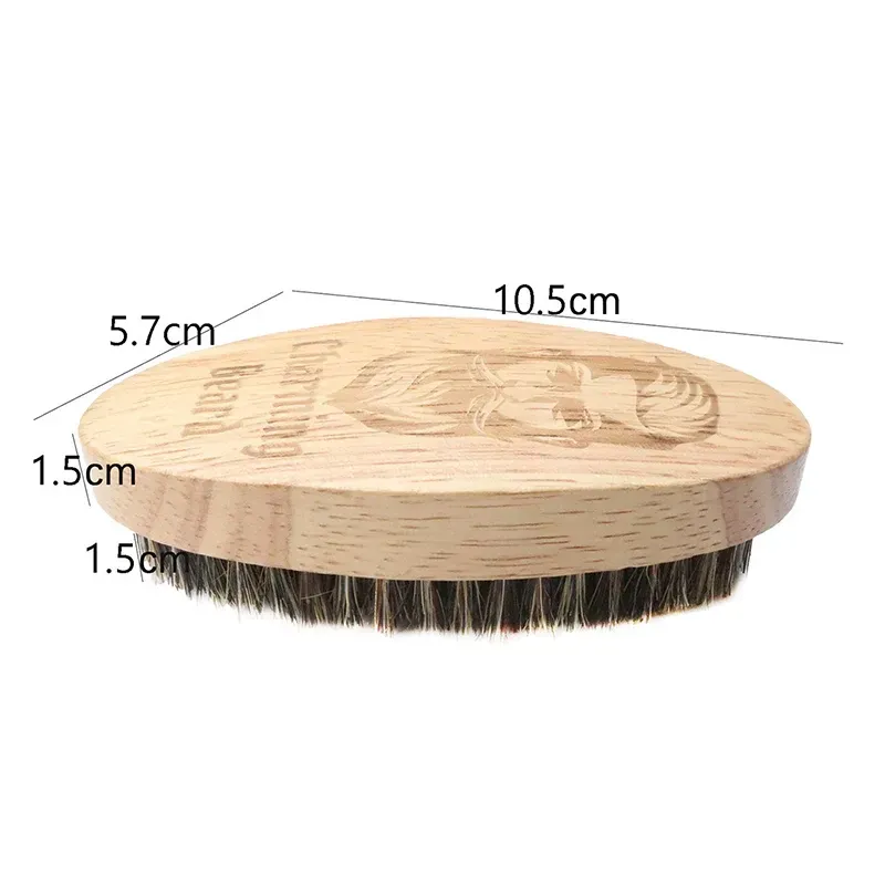 1PC Eco Friendly Boar Bristle Men's Shaving Brush Portable Barber Natural Beard Brush For Facial Cleaning Mustache Tools_voghion.com