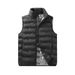 Graphene Self-Heating Vest For Men – Lightweight Quilted Sleeveless Jacket With Stand Collar (Black/Grey/) Windproof Casual & Sports Wear_voghion.com