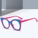 Women's Eyewear Frames Personalized Cat Eye Anti Blue Light Glasses For Women High End Internet Celebrities Autumn New Large Frame Flat Glasses_voghion.com