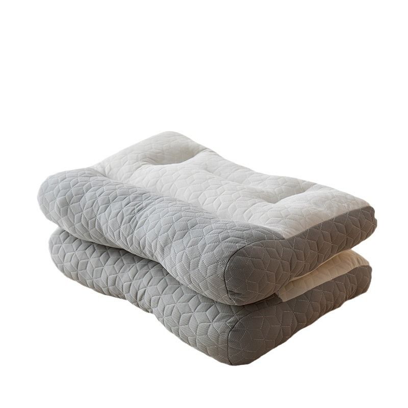 Nackenstütze aus Latex im japanischen Stil mit umgekehrter Traktion – Ergonomisches Nackenkissen für Erwachsene und Studenten, atmungsaktiv &_voghion.com