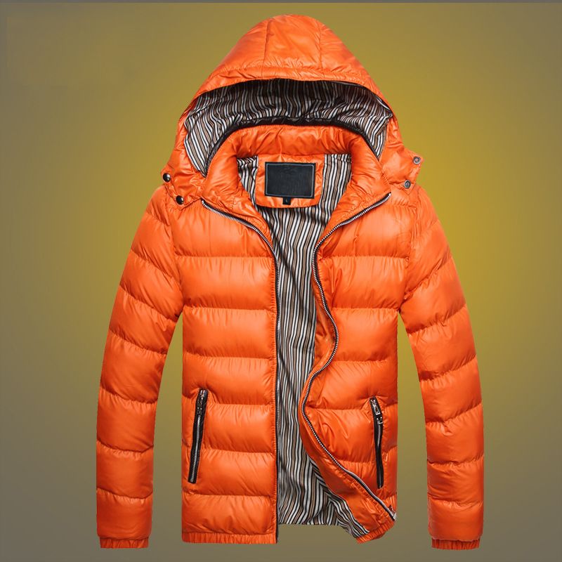 Men's Clothing Autumn and winter clothing Korean version slim fit removable hooded trendy men's thickened couple gentleman cotton coat jacket_voghion.com