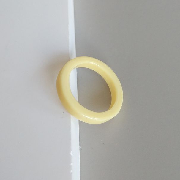 Fashionable niche resin ring, personalized, versatile, high-end, elegant and refined accessory for women_voghion.com