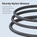 Suitable for Huawei P40 P30 Pro Nylon Braided Data Cable 5A USB C-type Cable Suitable for Samsung Galaxy Xiaom_voghion.com
