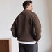 Men's Half-Zip Mock Neck Sweater - Classic Old Money Style Knit Pullover For Autumn & Winter_voghion.com