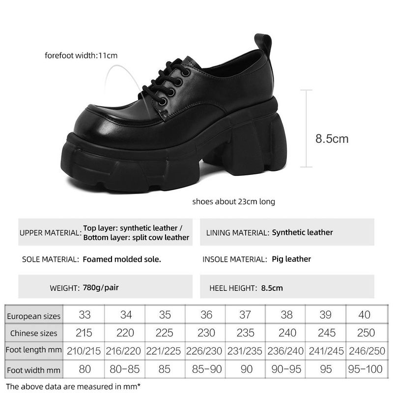 cameido Women's Height-increasing Thick-soled Loafers, British-style JK Uniform Slip-on Deep-mouth Single Shoes For The Fall Of 2024_voghion.com