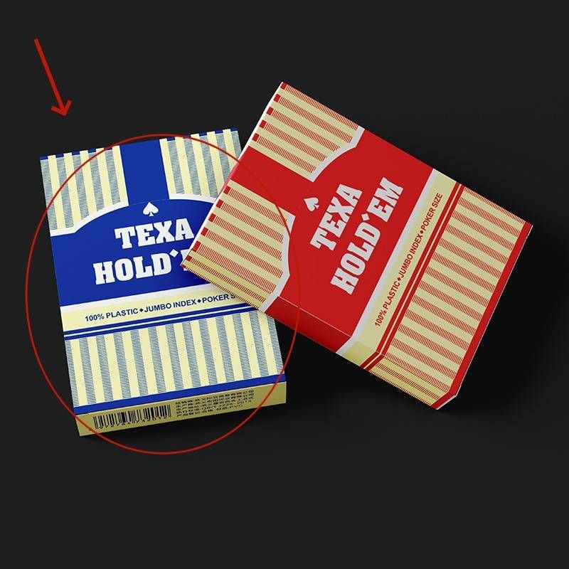 Texas Hold'em Plastic Playing Cards Thickened Frosted Waterproof Paper Cards Professional_voghion.com