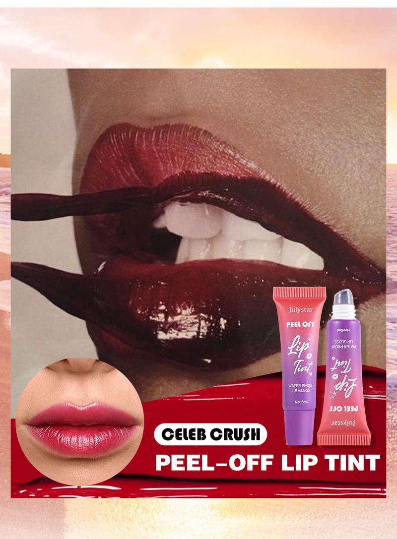 Natural Matte Lip Gloss Lipstick, Long-lasting Waterproof, Non-stick, Fruit-flavored Matte Lip Gloss_voghion.com