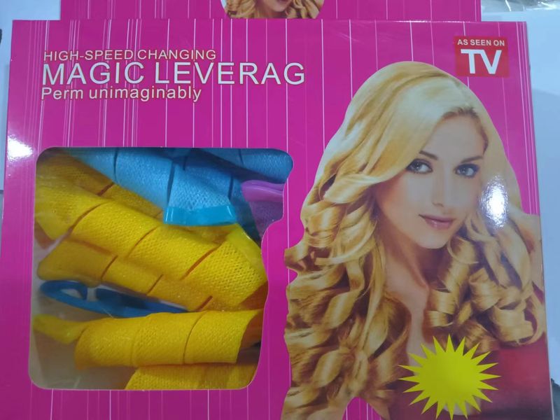 DIY hair curler pear flower head curler large volume snail volume Magic Magic curler_voghion.com