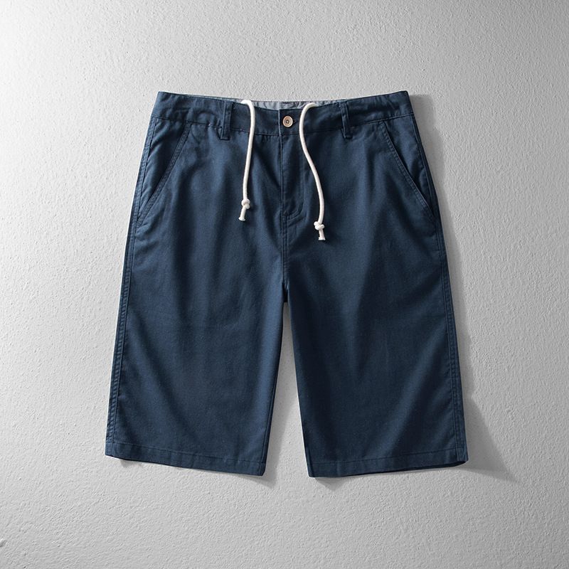 Men's Clothing Summer And Autumn Men's Linen Shorts Cotton And Linen Men's Loose Solid Color Casual Pants Thin Linen Five Point Pants_voghion.com