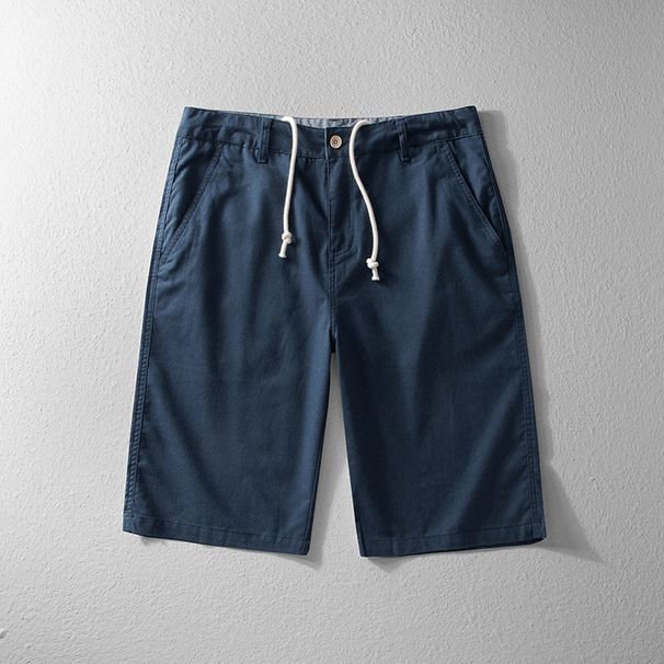 Men's Clothing Summer And Autumn Men's Linen Shorts Cotton And Linen Men's Loose Solid Color Casual Pants Thin Linen Five Point Pants_voghion.com