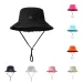 Hat Mens Womens High Quality Summer Designer Bucket Beach Hats Wide Brim Hats Bucket Checkered Sun Prevent Bonnet_voghion.com