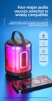 A55 Bluetooth Speaker With Colorful Lights And Powerful Sound - Portable And Perfect For Outdoor & Indoor Use_voghion.com