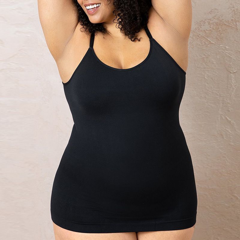 Gilet long licou amincissant pour femmes Vêtements de corps sans couture Shapewear_voghion.com