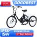 Gogobest GF100 24" Triciclo elettrico da carico 350W E-bike Batteria 36V 15Ah_voghion.com