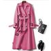 Ženski Temperament Slim Slim Waist Modni Trench Coat_voghion.com