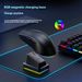 Wireless Gaming Mouse With RGB Charging Dock – Bluetooth & 2.4G Dual Mode, 2000 DPI, 6 Adjustable Speeds, 4-Way Scroll Wheel, Ergonomic Design_voghion.com