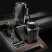 2-in-1 Car Cup Holder Phone Mount - Stable, Rotatable, Foldable, Portable, Easy To Install & Remove, ABS Material_voghion.com