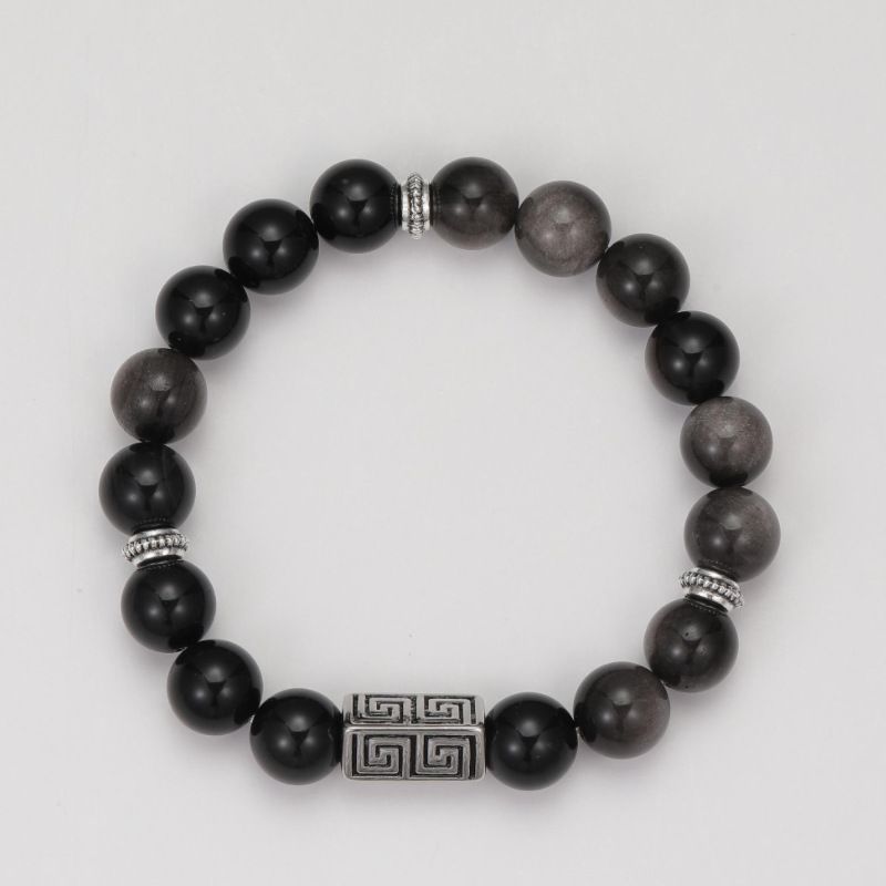 Pulseira de contas de joias de prata para meninos e meninas Letras de aço de titânio FOREVER Acessórios para sempre Pulseira de joias de casal_voghion.com