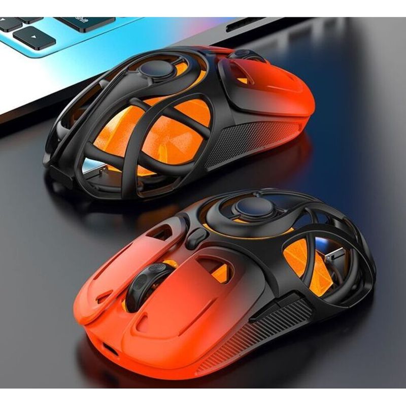 Viper X10 Tri-Mode Wireless Mouse Bluetooth Wired Lightweight Hollow Design Gaming E-sports Desktop Laptop_voghion.com