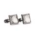new square diamond cufflinks amethyst temperament shirt cufflinks_voghion.com
