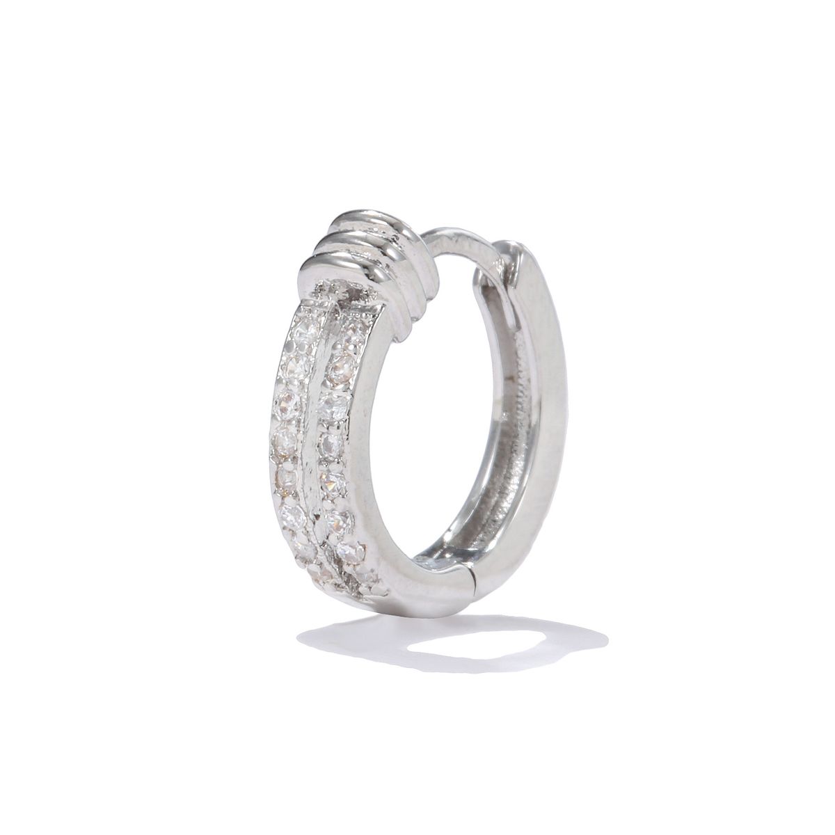 Cercei pentru femei, bijuterii, versatile și la modă, cu frunze pavate cu zirconiu, clipuri pentru urechi, lux ușor și temperament de înaltă calitate, placați cu aur K_voghion.com