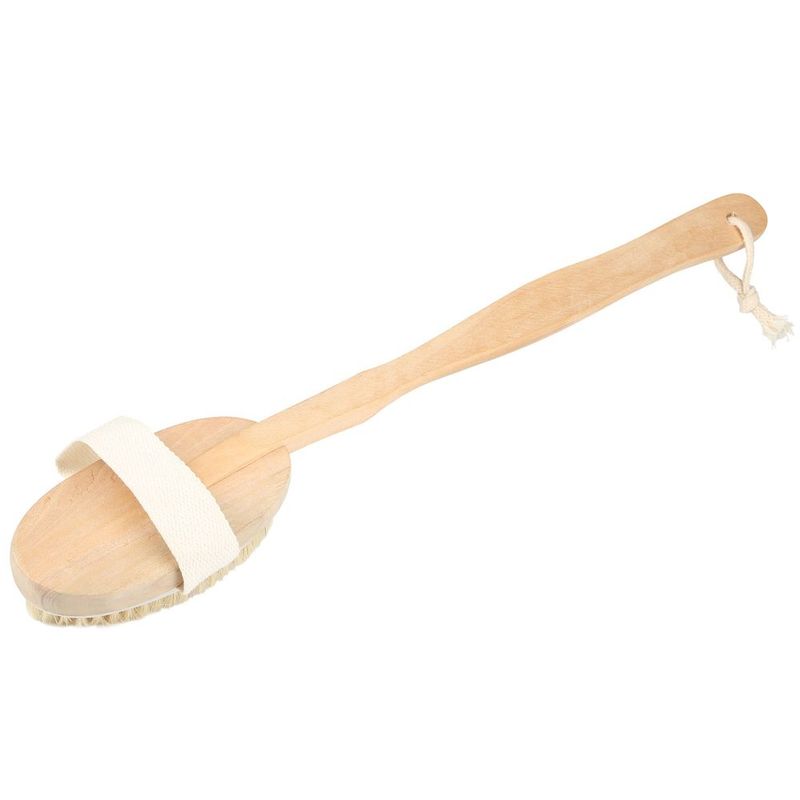 Bath Brush 15' Shower Body Back Scrubber With Long Handle Detachable Brush_voghion.com