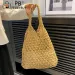 Borsa a tracolla leggera estiva alla moda in rete traforata da donna, in tessuto intrecciato, di alta qualità, grande, per la spiaggia delle donne_voghion.com