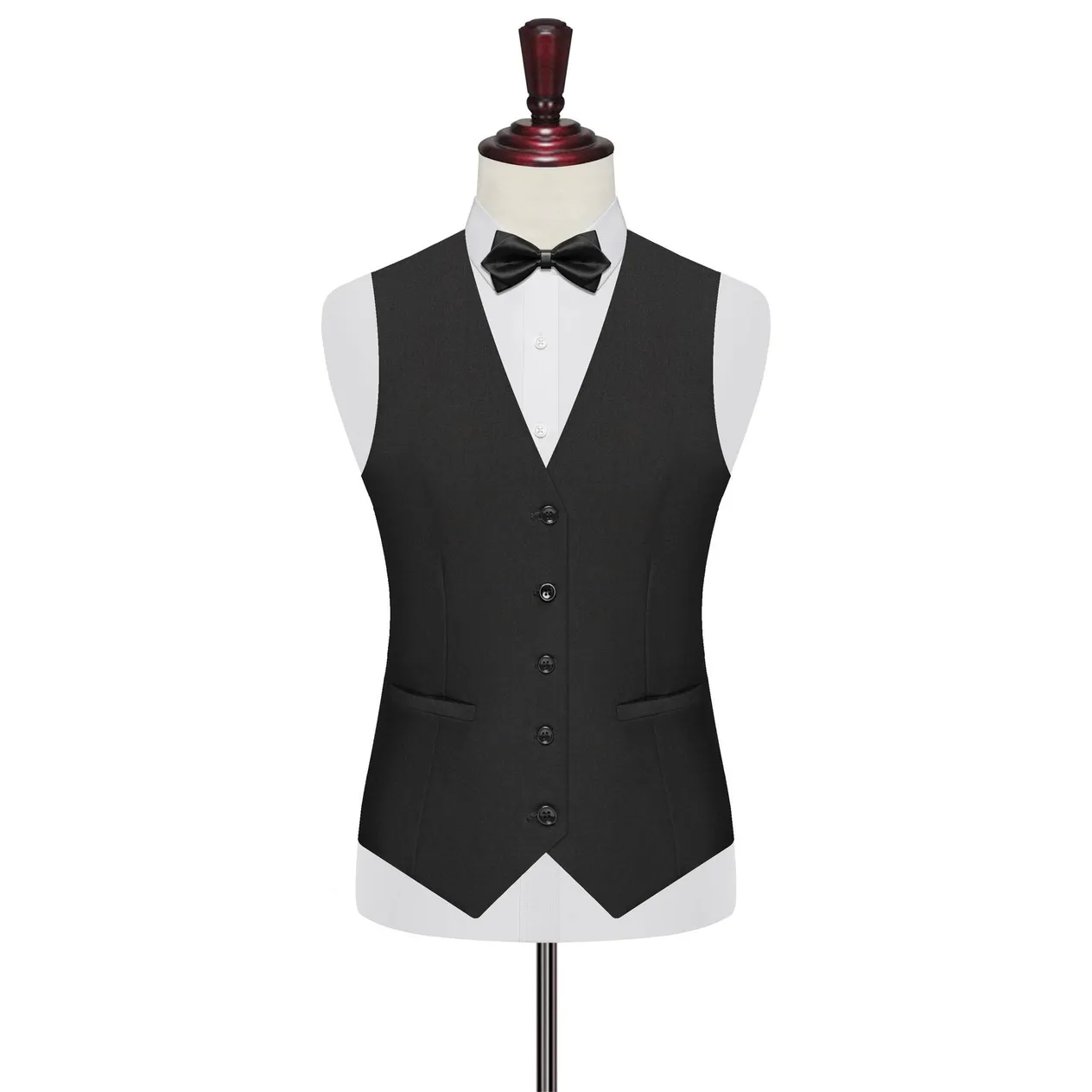 Men's Clothing Men's Suit Vest Work Clothes Suit Groomsmen Suit Professional Wear Large Size Formal Wedding Casual Vest_voghion.com
