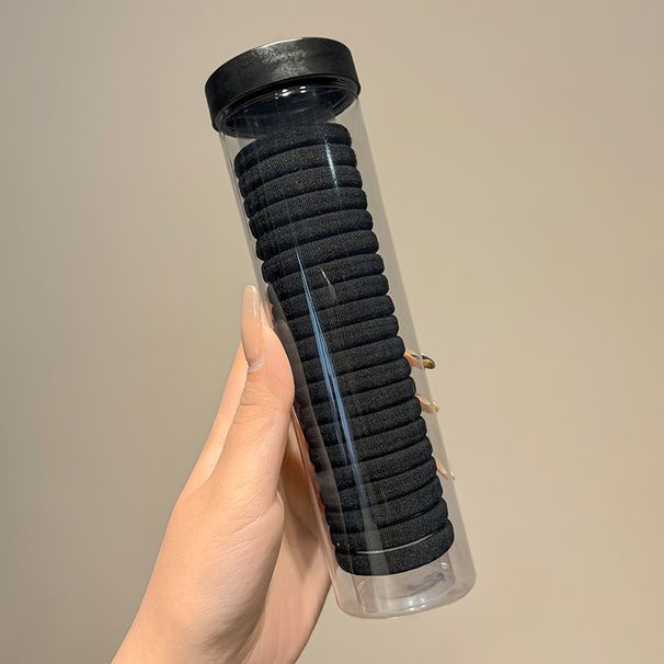 Semplice elastico per capelli alto, elastico per capelli da donna, corda per capelli alta, non danneggia i capelli, corda per capelli resistente, versatile copricapo ad anello per capelli_voghion.com