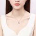 Collier pendentif flocon de neige en moissanite ange classique simple diamant mode chaîne de clavicule collier en argent S925 couple féminin_voghion.com