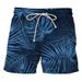 Premium Products Summer Men's Beach 5-point Swimming Pants, 3D Printed Oversized Casual Shorts_voghion.com