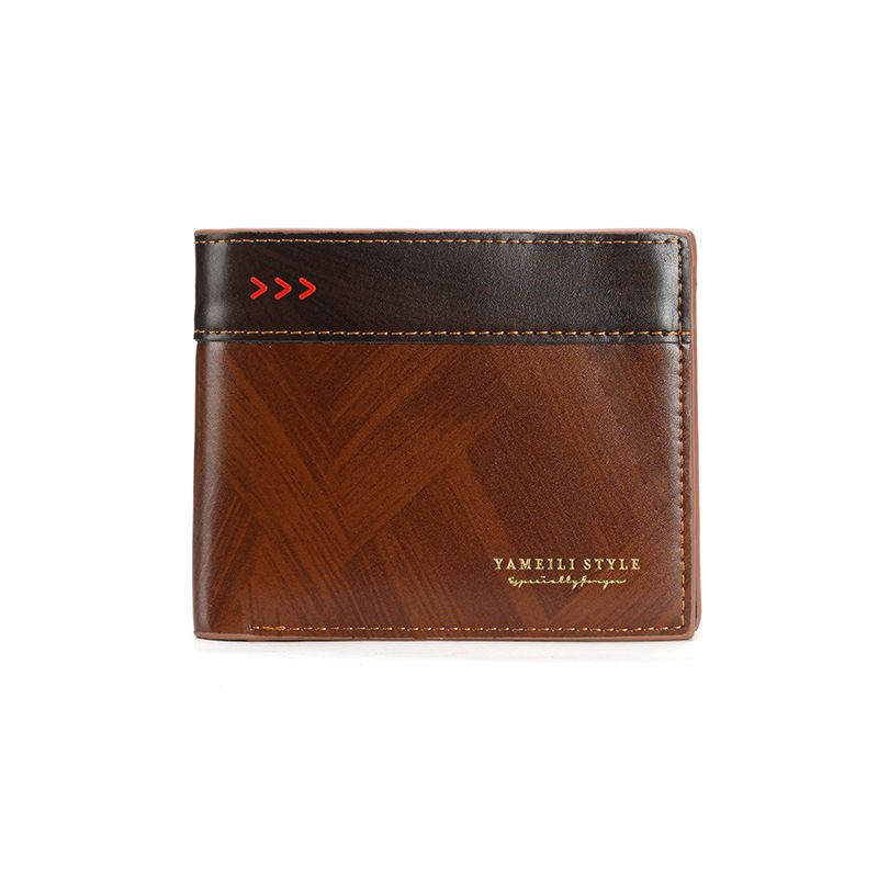 Herrentaschen Business Herren Geldbörse Retro Kurze Ultradünne Geldbörse Clutch Herren Münzbörse Kartentasche Mit Mehreren Kartenfächern_voghion.com